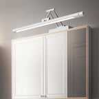Applique da parete LED regolabile con sensore di movimento impermeabile in ferro, lampada a striscia per bagno