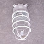 Lampada da soffitto semi-incassata in alluminio industriale contemporaneo, impermeabile, con cilindro in vetro, 1 luce, per esterni e patio