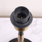 Lampada da Tavolo Dimmable a Sensore Touch in Metallo con Tessuto Retro Contemporaneo per Comodino