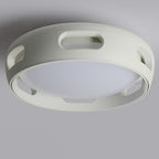 Ventilatore a soffitto LED semincasso in acrilico senza pale in stile nordico contemporaneo per camera da letto