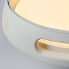 Ventilatore a soffitto LED semincasso in acrilico senza pale in stile nordico contemporaneo per camera da letto