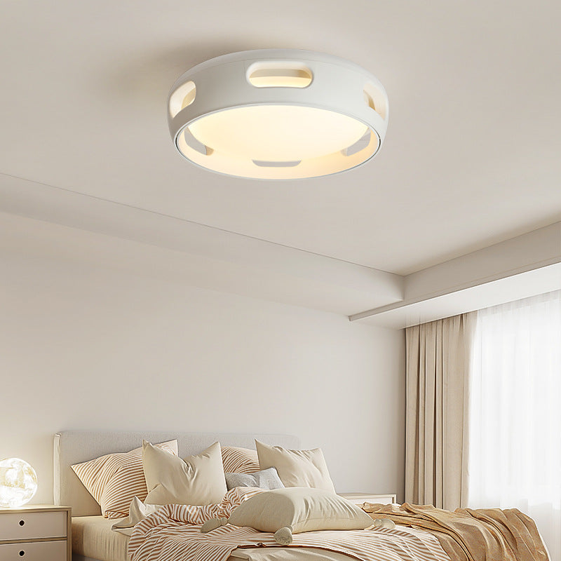 Ventilatore a soffitto LED semincasso in acrilico senza pale in stile nordico contemporaneo per camera da letto