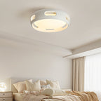Ventilatore a soffitto LED semincasso in acrilico senza pale in stile nordico contemporaneo per camera da letto