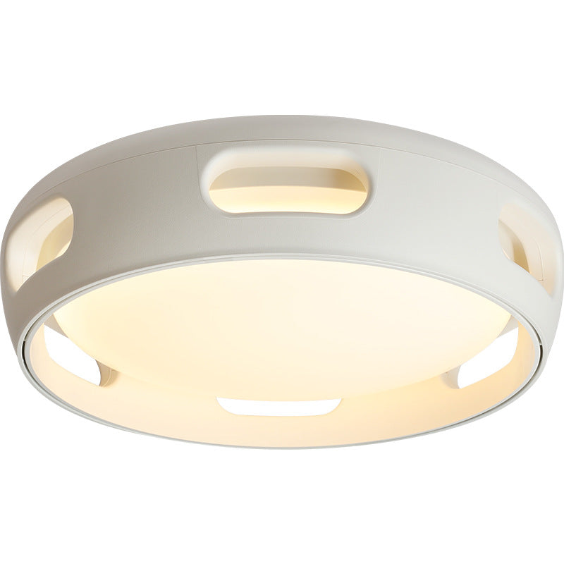 Ventilatore a soffitto LED semincasso in acrilico senza pale in stile nordico contemporaneo per camera da letto