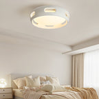 Ventilatore a soffitto LED semincasso in acrilico senza pale in stile nordico contemporaneo per camera da letto