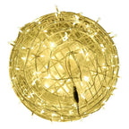 Decorazione a Sfera Appesa Waterproof in PVC Stile Art Deco Moderno con Luce LED per Esterni, Lampada da Giardino
