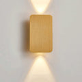 Applique da parete LED rettangolare in vetro minimalista nordico 2 luci