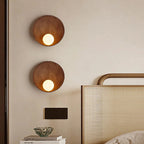 Applique da Parete Lampada Moderna Minimalista Rotonda in Ferro e Resina con 1 Luce