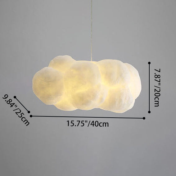 Lampadario LED a Sospensione 1 Luce Floating Cloud