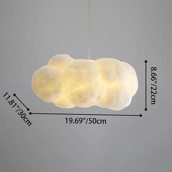 Lampadario LED a Sospensione 1 Luce Floating Cloud