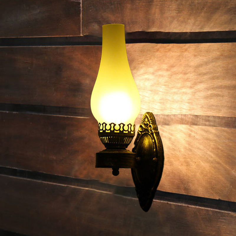 Applique da parete Retro a Kerosene con 1 Luce