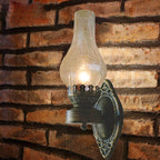 Applique da parete Retro a Kerosene con 1 Luce