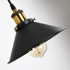 Applique da Parete con Pulley in Ferro Battuto Retro Industriale a 1 Luce