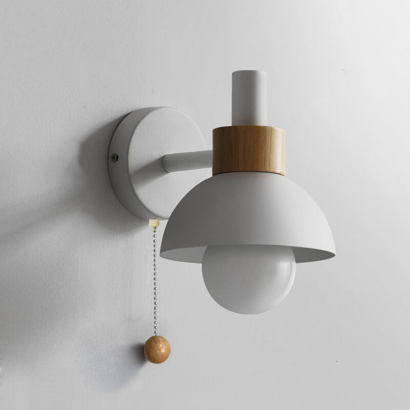Applique da parete a sfera Nordic Macaron 1 luce