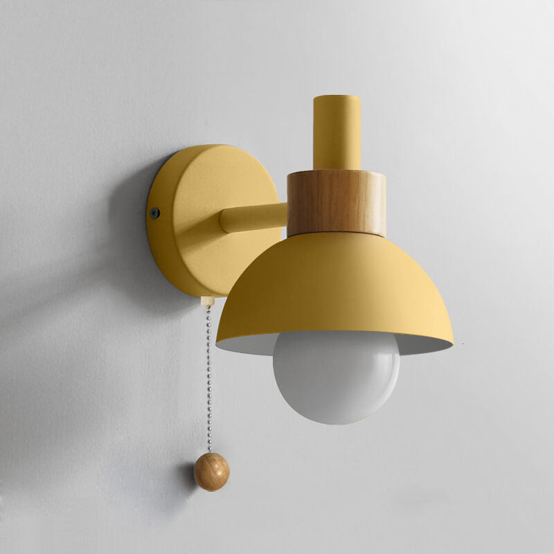 Applique da parete a sfera Nordic Macaron 1 luce