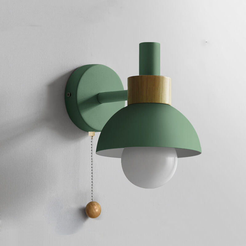 Applique da parete a sfera Nordic Macaron 1 luce