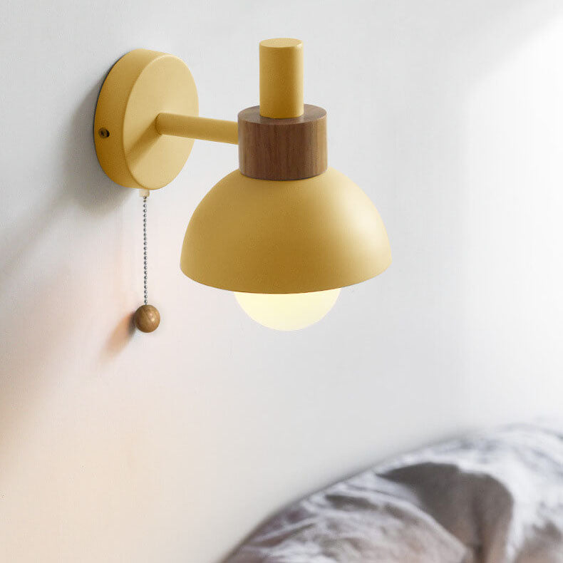 Applique da parete a sfera Nordic Macaron 1 luce