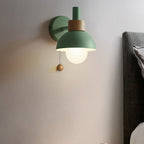 Applique da parete a sfera Nordic Macaron 1 luce
