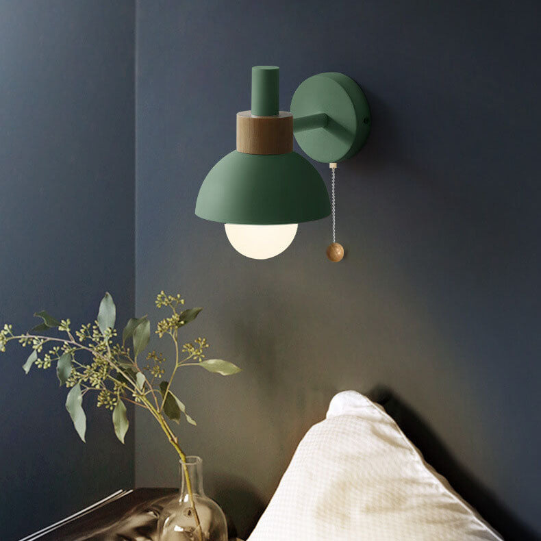 Applique da parete a sfera Nordic Macaron 1 luce