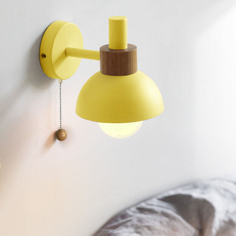 Applique da parete a sfera Nordic Macaron 1 luce