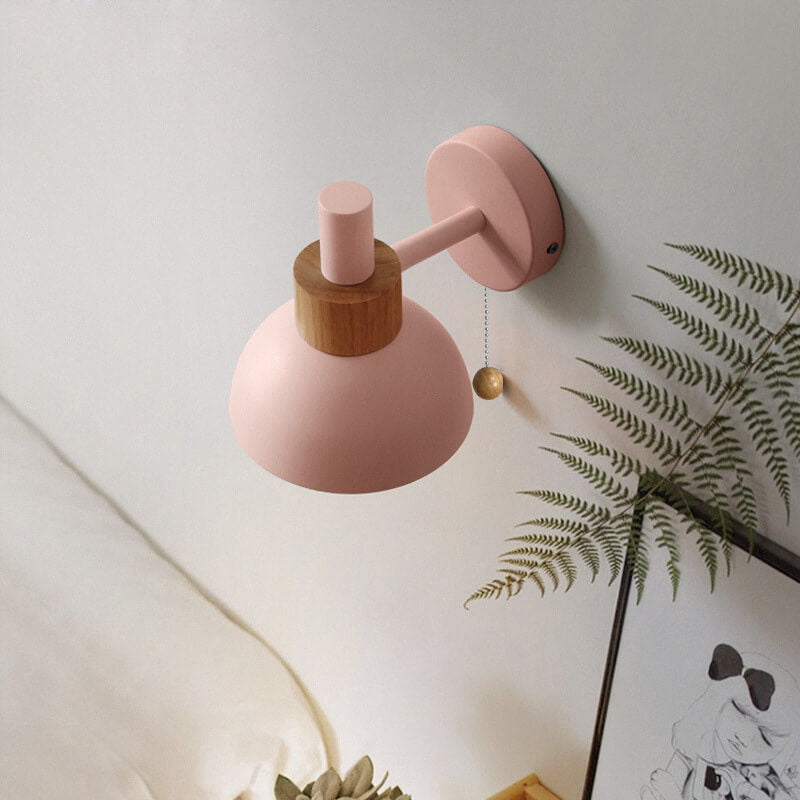Applique da parete a sfera Nordic Macaron 1 luce