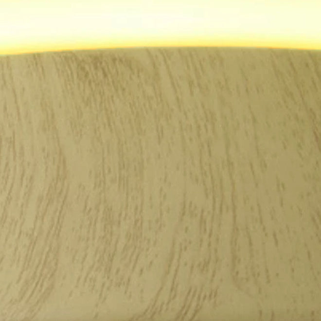 Moderno Semplice Lampadario Rotondo in Legno con Finitura in Ferro LED