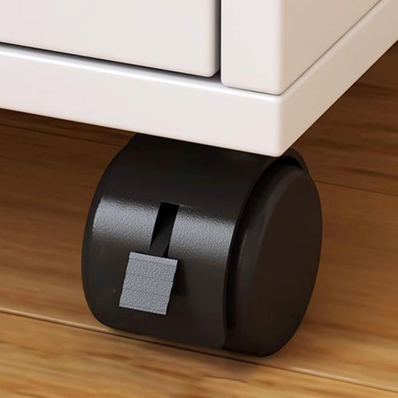 Comodino Moderno Minimalista in MDF Rettangolare con 1 Cassetto per Camera da Letto