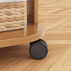 Specchio a tutta altezza in vetro e compensato rettangolare in stile scandinavo contemporaneo con ripiano per la camera da letto