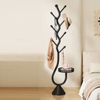Albero Rotondo in Acciaio al Carbonio per Ingresso e Camera da Letto, Design Creativo Contemporaneo
