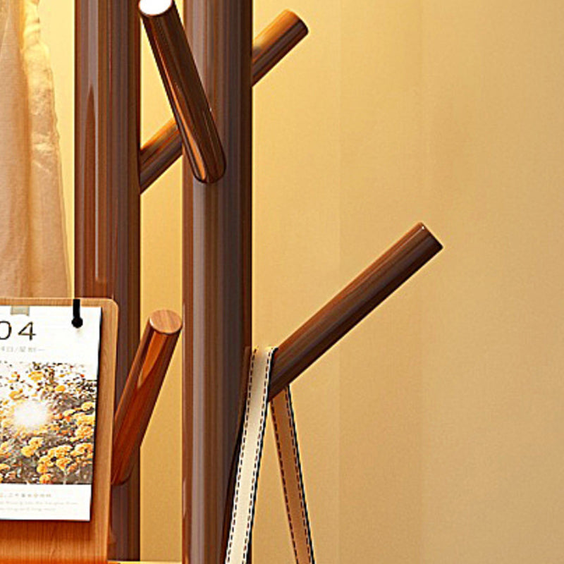Albero Rotondo Contemporaneo in Legno Massello di Pino con Fibra di Legno a Media Densità per Ingressi e Camere da Letto