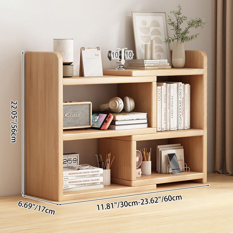 Libreria Contemporanea Scandinava Rettangolare Eco-Friendly con Ripiani da 3/4 Per Camera da Letto