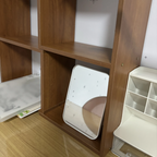 Libreria Contemporanea Scandinava Rettangolare Eco-Friendly con Ripiani da 3/4 Per Camera da Letto