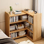 Libreria Contemporanea Scandinava Rettangolare Eco-Friendly con Ripiani da 3/4 Per Camera da Letto