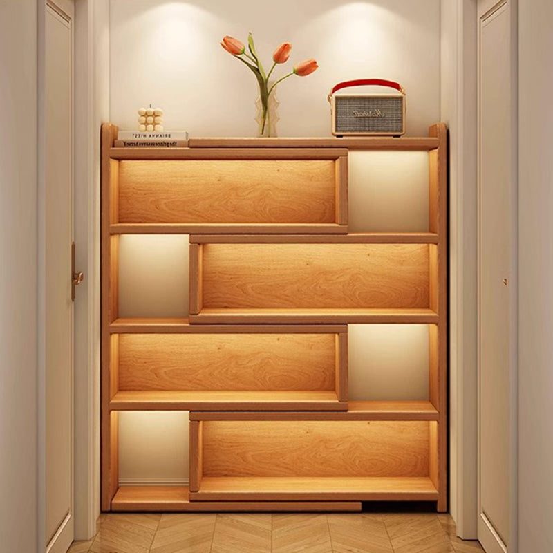 Libreria Contemporanea Scandinava Rettangolare Eco-Friendly con Ripiani da 3/4 Per Camera da Letto