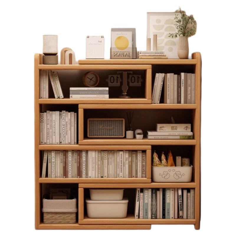 Libreria Contemporanea Scandinava Rettangolare Eco-Friendly con Ripiani da 3/4 Per Camera da Letto