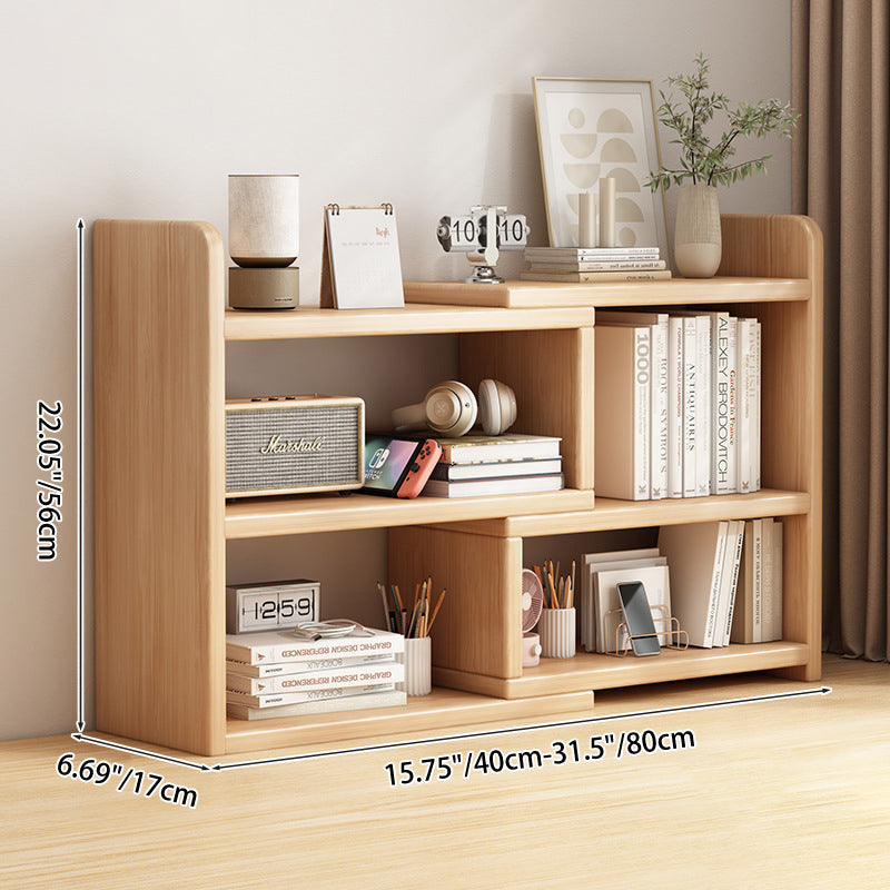 Libreria Contemporanea Scandinava Rettangolare Eco-Friendly con Ripiani da 3/4 Per Camera da Letto
