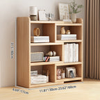 Libreria Contemporanea Scandinava Rettangolare Eco-Friendly con Ripiani da 3/4 Per Camera da Letto