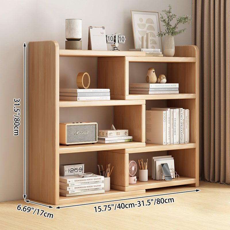 Libreria Contemporanea Scandinava Rettangolare Eco-Friendly con Ripiani da 3/4 Per Camera da Letto