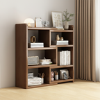 Libreria Contemporanea Scandinava Rettangolare Eco-Friendly con Ripiani da 3/4 Per Camera da Letto