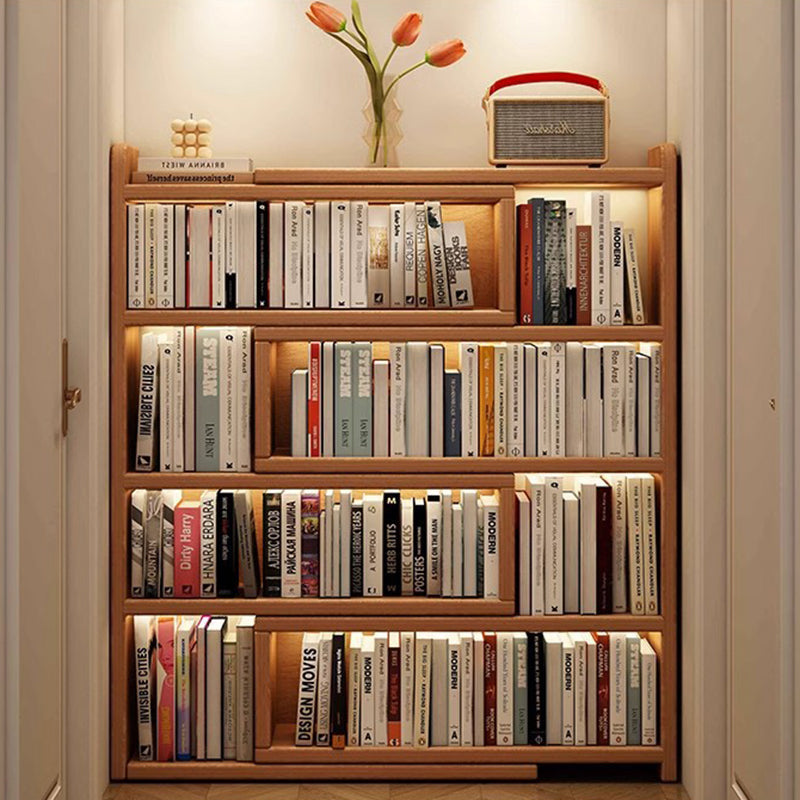 Libreria Contemporanea Scandinava Rettangolare Eco-Friendly con Ripiani da 3/4 Per Camera da Letto