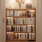 Libreria Contemporanea Scandinava Rettangolare Eco-Friendly con Ripiani da 3/4 Per Camera da Letto