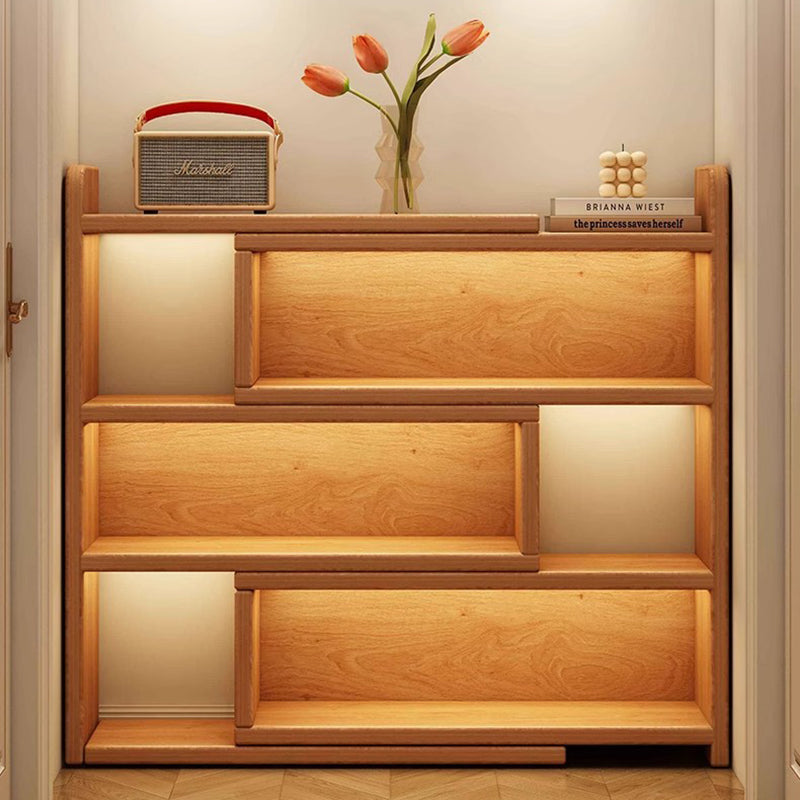 Libreria Contemporanea Scandinava Rettangolare Eco-Friendly con Ripiani da 3/4 Per Camera da Letto