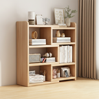 Libreria Contemporanea Scandinava Rettangolare Eco-Friendly con Ripiani da 3/4 Per Camera da Letto