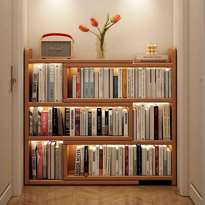 Libreria Contemporanea Scandinava Rettangolare Eco-Friendly con Ripiani da 3/4 Per Camera da Letto