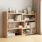 Libreria Contemporanea Scandinava Rettangolare Eco-Friendly con Ripiani da 3/4 Per Camera da Letto