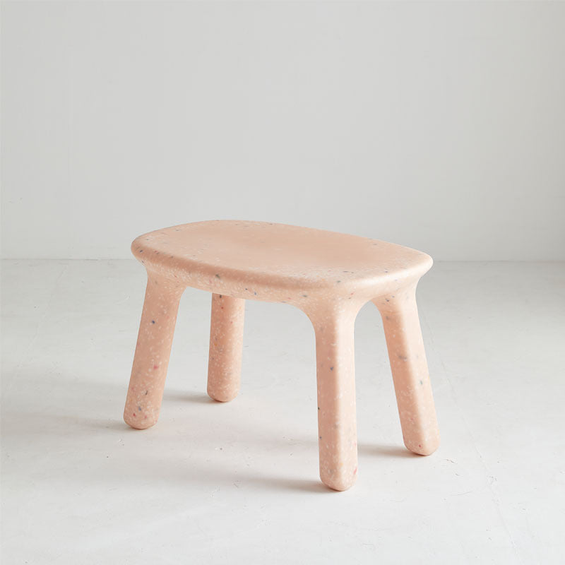 Set Scrivania e Sedia Ovale PE Nordic Contemporaneo per Bambini Colorato e Sicuro per Soggiorno e Studio