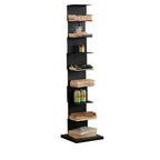 Libreria Moderna Minimalista Rettangolare in Acciaio al Carbonio 5/6/8/9-Piani per Soggiorno