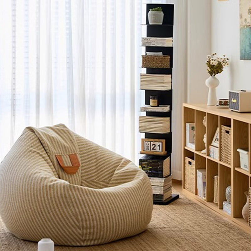 Libreria Moderna Minimalista Rettangolare in Acciaio al Carbonio 5/6/8/9-Piani per Soggiorno