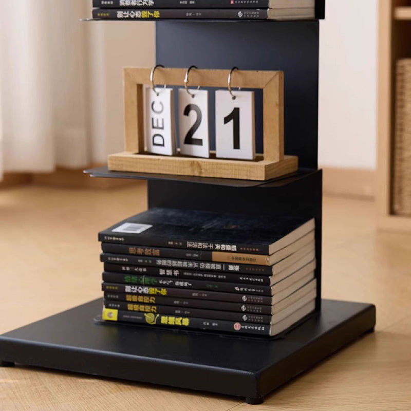 Libreria Moderna Minimalista Rettangolare in Acciaio al Carbonio 5/6/8/9-Piani per Soggiorno