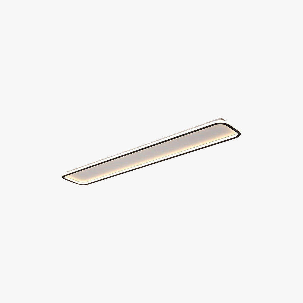 Arisha Minimalista Rettangolare Metallo/Silicone Plafoniere Soggiorno